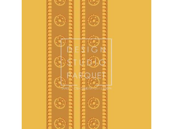 Ковровое покрытие Ege Erté Collection button border light amber RF5220085